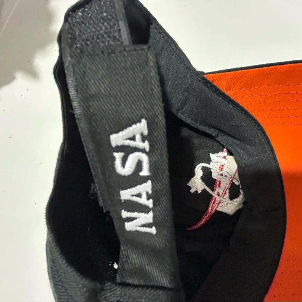 NASA Black Cap with Red Logo - Picture 11 of 14